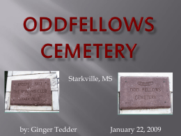 Oddfellows Cemetery