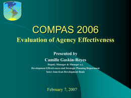 COMPAS 2006
