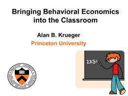What is economics? - Princeton University