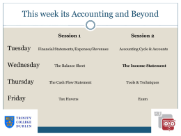 This week its Accounting and Beyond