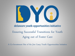 Ensuring Successful Transitions for Youth Aging out of