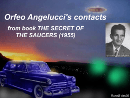 Orfeo Angelucci's kontakter