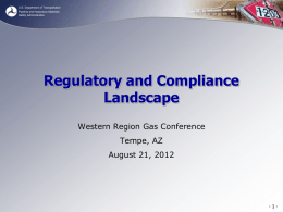 Four More Years! - Western Regional Gas Conference