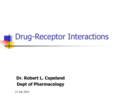 Drug-Receptor Interactions