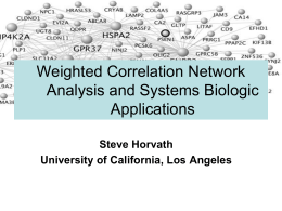 Integrating Genetic and Network Analysis to Characterize