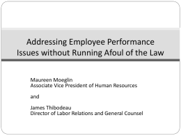 Proactive Employee Performance