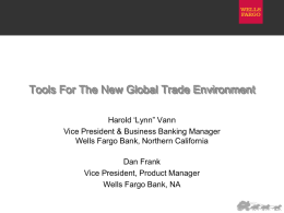 Tools For The New Global Trade Environment