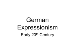 German Expressionism - St. Thomas Aquinas Catholic