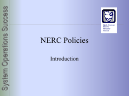 NERC Policy 1 - RLSease Associates, LLC