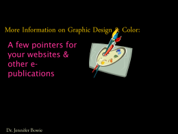 A Quick Look at Graphic Design: