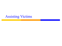 Assisting Victims