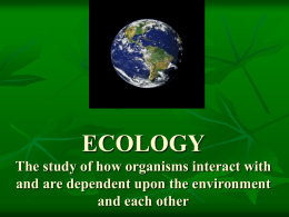 NOTES_Ecology Student version