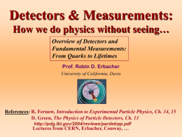 252b Lecture 3: Detectors