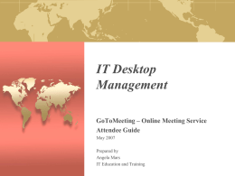 IT Desktop Management - Home