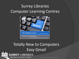 Easy Gmail - Surrey Public Library