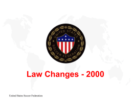 Law Changes