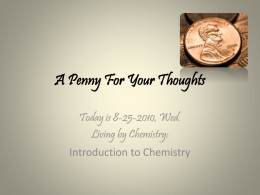A Penny For Your Thoughts
