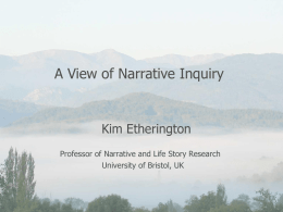 Narrative Methods in Research