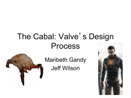 The Cabal: Valve’s Design Process