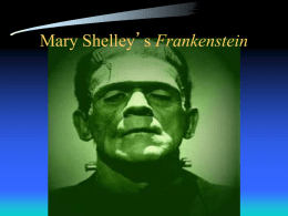 The Frankenstein Unit - Crescenta Valley High School