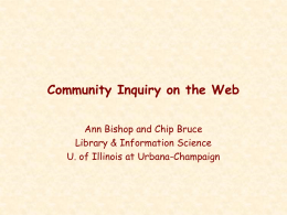 Community Inquiry Laboratory
