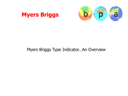 Myers Briggs - bpaudits.co.uk