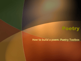 Poetry - Weebly