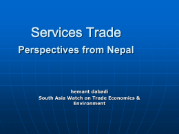 Services Trade Liberalization Under Mode 4 Perspectives