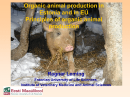European organic livestock farming