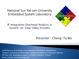 National Sun Yat-sen University Embedded System Laboratory