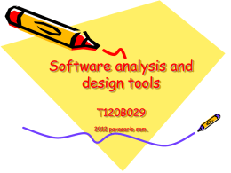 Programų analizės ir projektavimo įrankiai