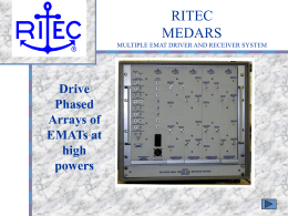 RITEC CUSTOM EMAT DRIVER AND RECEIVER SYSTEM