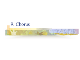 9. Chorus