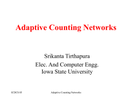 Adaptive Counting Networks