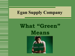 Egan Supply Company