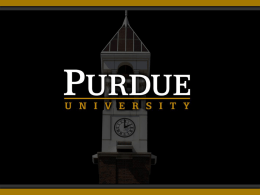 Purdue – UNN Program Outcomes