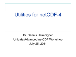 Integrating netCDF and OPeNDAP