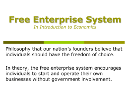 Free Enterprise System