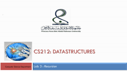 Cs212: DataStructures