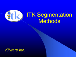 ITK Architecture - Medical image computing