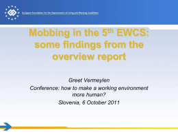 Working time in the 5th EWCS: some preliminary findings