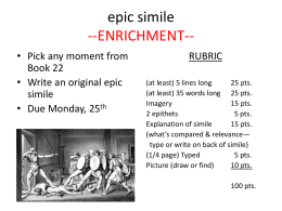 Epic Simile - RC Schools