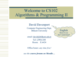 CS102 - Algorithms & Programming II