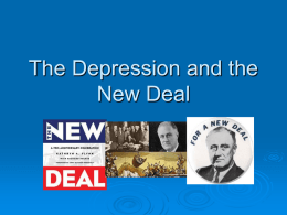 The Depression and the New Deal