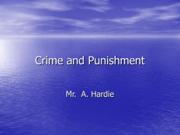 Crime and Punishment - Broadwater School Homepage