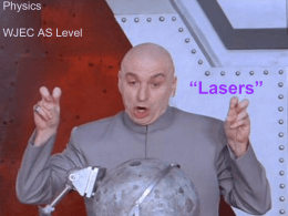 Lasers - Rougemont School
