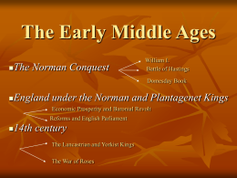 The Early Middle Ages