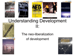 Understanding development in a global era I: