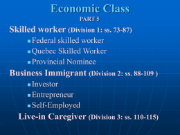 Economic Class