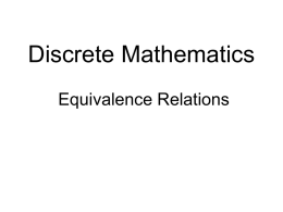 CSci 2011 Discrete Mathematics Lecture 39